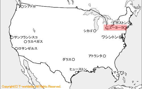 来院マップ(アメリカ)